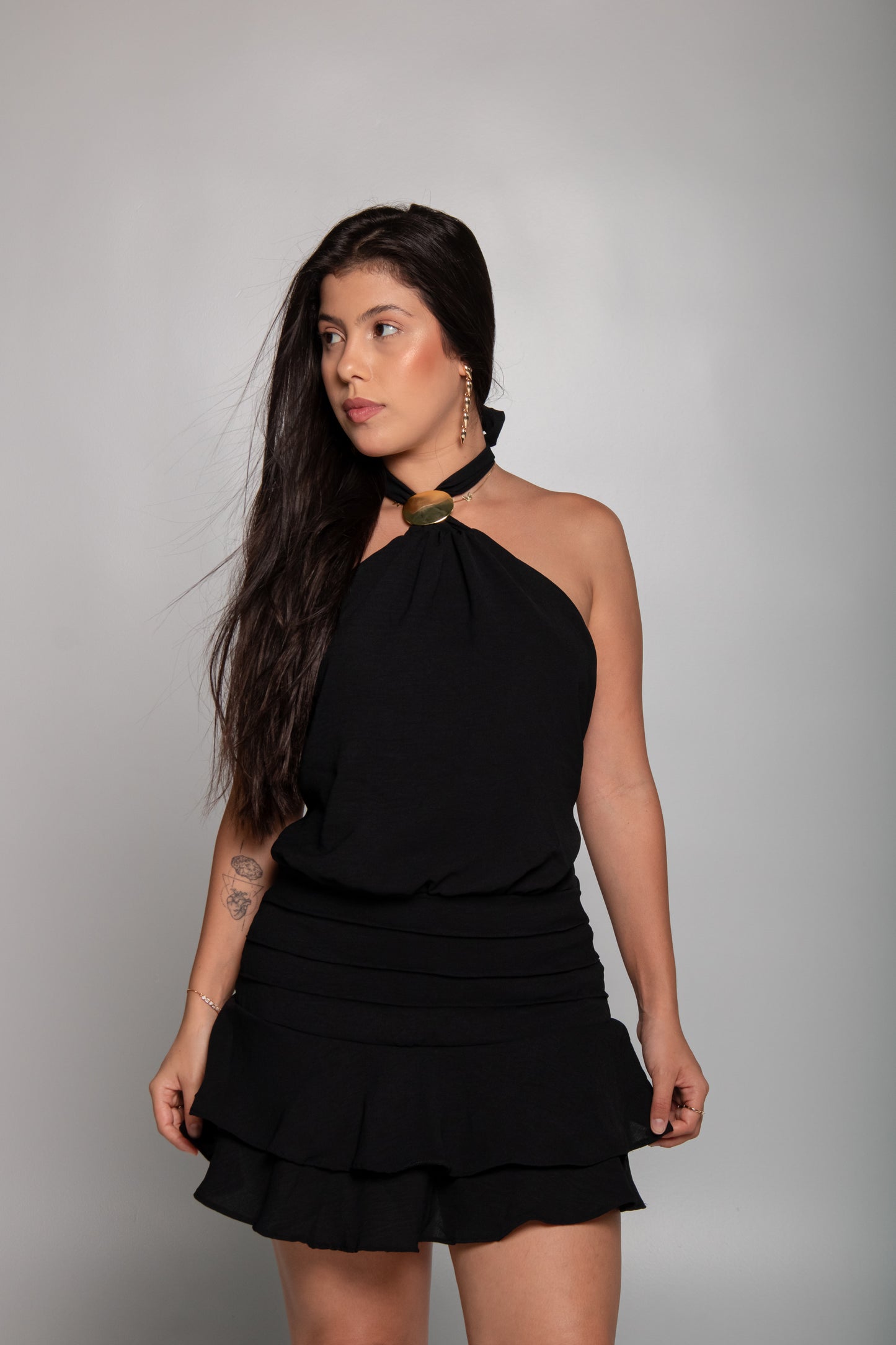 Vestido Noronha - rosa pastel
