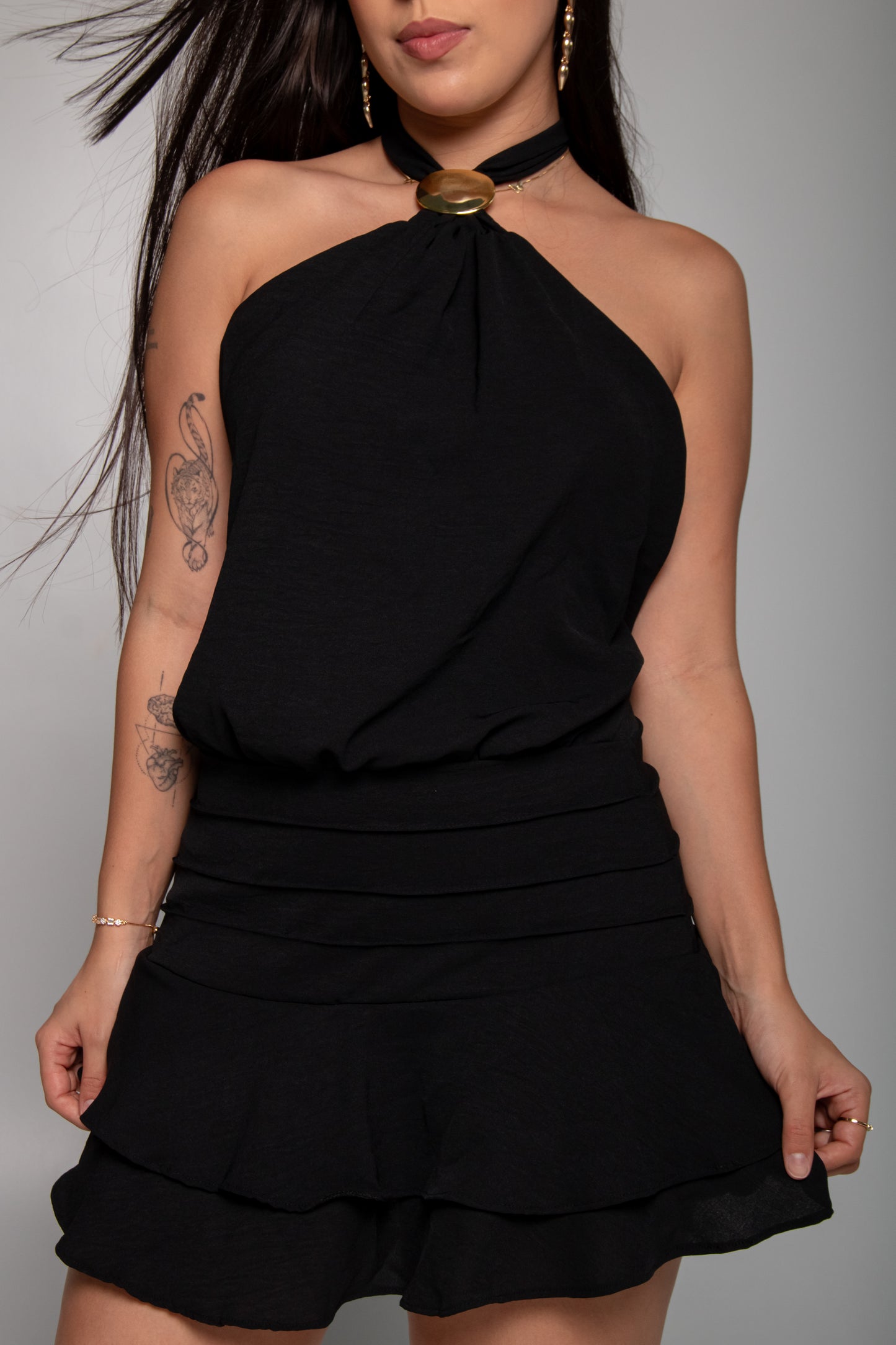 Vestido Noronha - preto