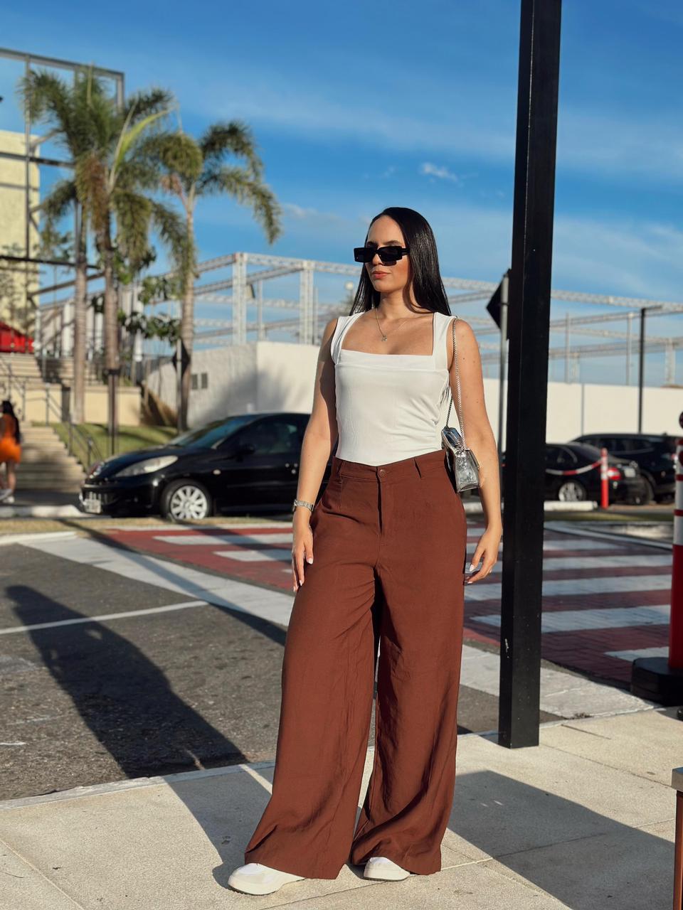 Calça Antonella - marrom