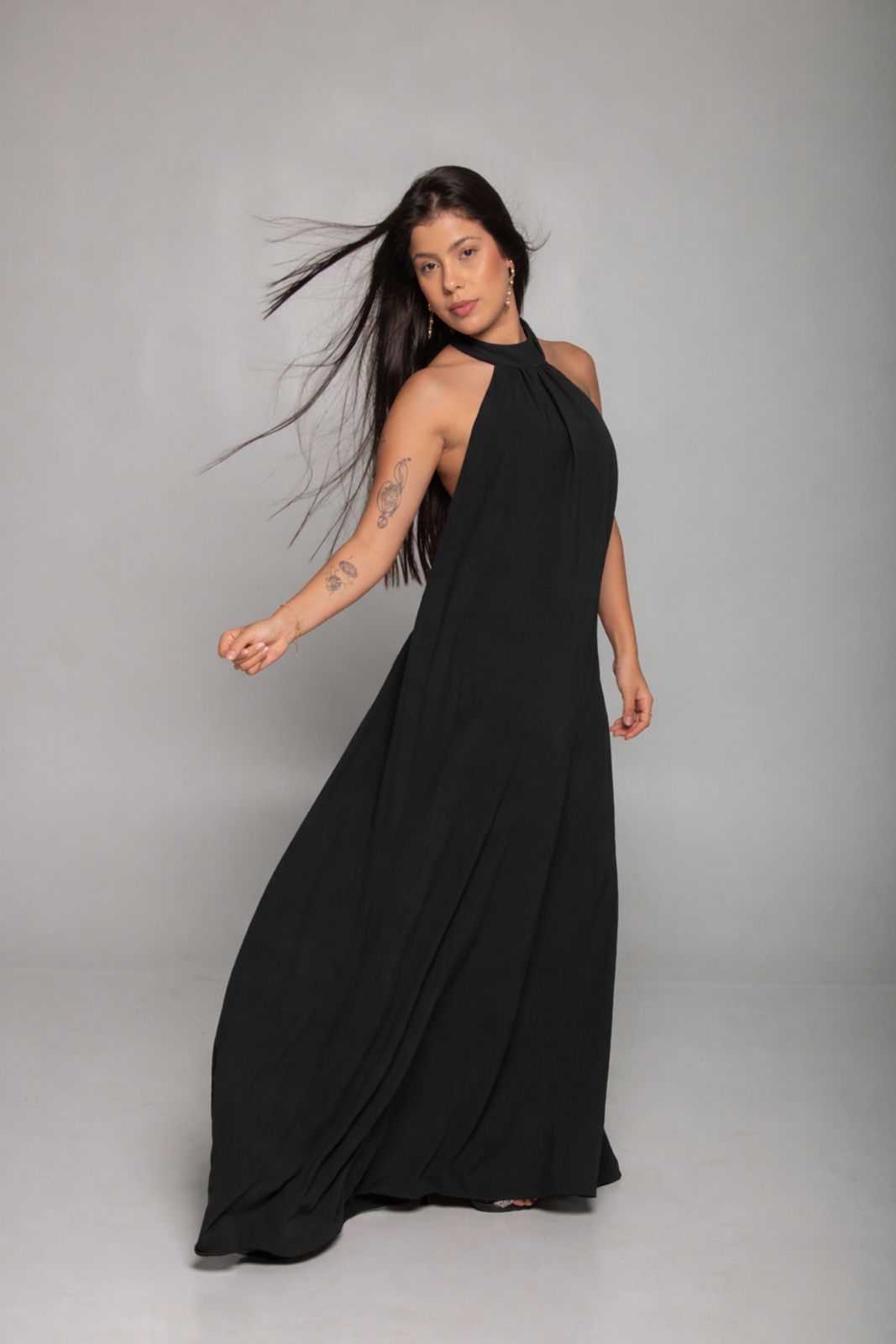 Vestido Roma - marrom